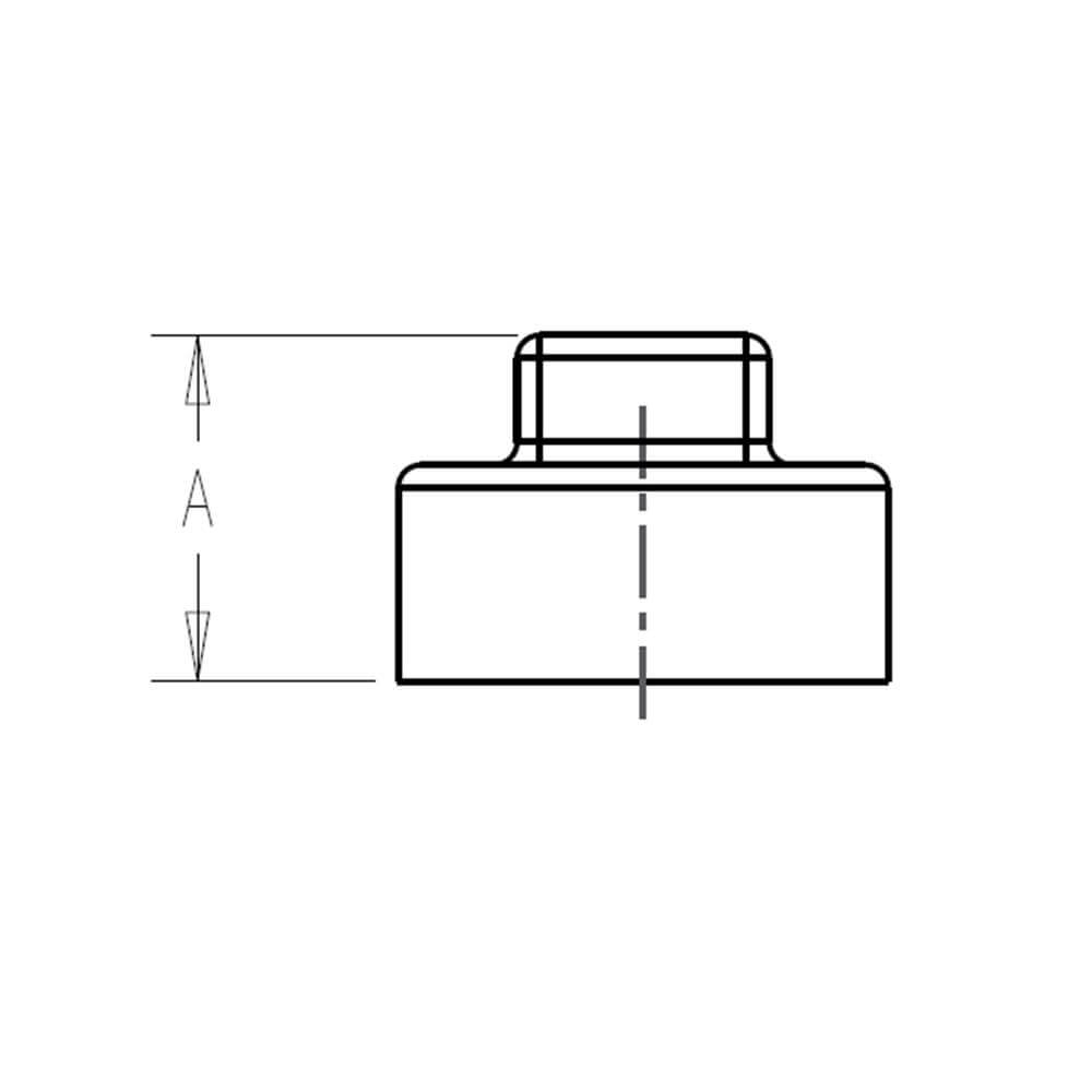Hex Plug / End Cap Technical Drawing
