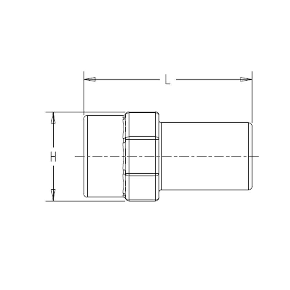 Hose Nipple Technical Drawing